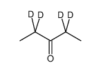 3-pentanone-2,2,4,4-d4 Structure