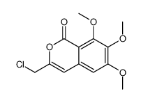 3-(chloromethyl)-6,7,8-trimethoxyisochromen-1-one Structure