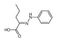 2-phenylhydrazono-valeric acid Structure