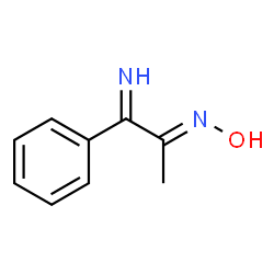 2-Propanone,1-imino-1-phenyl-,oxime Structure