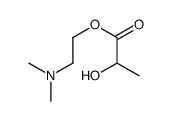 2-(dimethylamino)ethyl 2-hydroxypropanoate结构式