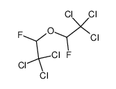 bis-(2,2,2-trichloro-1-fluoro-ethyl) ether Structure