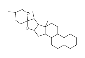 Diosgenyl-3-di-beta-O-glucopyranoside Structure