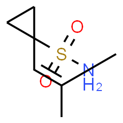 Cyclopropanesulfonamide, 1-(2-methyl-1-propenyl)- (9CI)结构式
