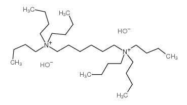 二氢氧化己烷-1,6-双(三正丁基铵)结构式