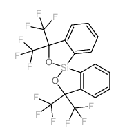 3,3,3',3'-tetrakis(trifluoromethyl)-1,1'-spirobi[2,1-benzoxasilole] Structure