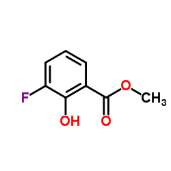 3-氟-2-羟基苯甲酸甲酯结构式