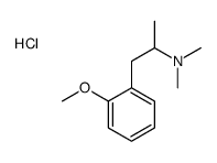 1-(2-methoxyphenyl)-N,N-dimethylpropan-2-amine,hydrochloride结构式