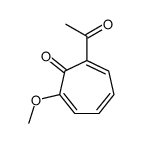 2-acetyl-7-methoxycyclohepta-2,4,6-trien-1-one结构式