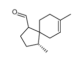 Spiro[4.5]dec-7-ene-1-carboxaldehyde, 4,8-dimethyl-, (4R)- (9CI)结构式