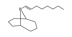 B-trans-1-octen-1-yl-9-borabicyclo[3.3.1]nonane结构式