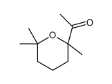 1-(2,6,6-trimethyloxan-2-yl)ethanone结构式