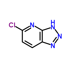 5-氯-3H-[1,2,3]三唑并[4,5-b]吡啶结构式