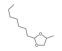octanal propylene glycol acetal structure