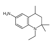 6-Quinolinamine,1-ethyl-1,2,3,4-tetrahydro-2,2,4-trimethyl-(9CI)结构式