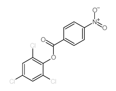 Phenol,2,4,6-trichloro-, 1-(4-nitrobenzoate)结构式