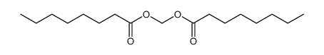 octanoyloxymethyl octanoate结构式