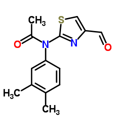 N-(3,4-Dimethylphenyl)-N-(4-formyl-1,3-thiazol-2-yl)acetamide Structure