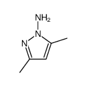 1H-Pyrazol-1-amine,3,5-dimethyl-(9CI)结构式