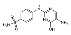 5-amino-2-(p-aminosulfonyl)anilino-4-hydroxy-pyrimidine Structure