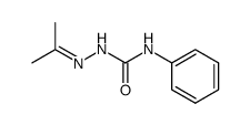 acetone N(4)-phenylsemicarbazone结构式