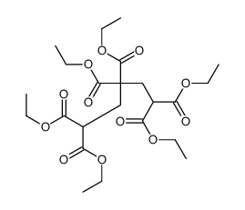hexaethyl pentane-1,1,3,3,5,5-hexacarboxylate结构式