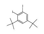 1,2-Diiodo-3,5-di-tert-butylbenzene结构式