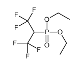 2-diethoxyphosphoryl-1,1,1,3,3,3-hexafluoropropane Structure