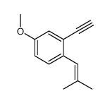2-ethynyl-4-methoxy-1-(2-methylprop-1-enyl)benzene Structure