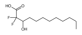 2,2-difluoro-3-hydroxydodecanoic acid结构式