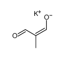 potassium (Z)-2-methyl-3-oxoprop-1-en-1-olate Structure