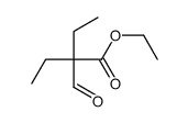 ethyl 2-ethyl-2-formylbutanoate结构式