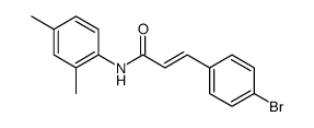 2-Propenamide, 3-(4-bromophenyl)-N-(2,4-dimethylphenyl)-, (2E) Structure