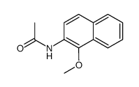 N-(1-methoxy-[2]naphthyl)-acetamide结构式