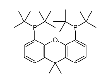 4,5-二(二叔丁基膦)-9,9-二甲基氧杂蒽结构式