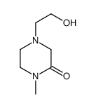 4-(2-羟基乙基)-1-甲基哌嗪-2-酮结构式