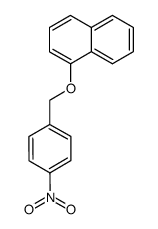 O-p-nitrobenzyl-1-naphtol Structure