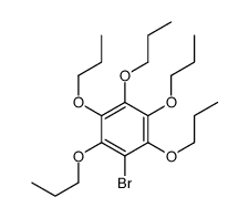 1-bromo-2,3,4,5,6-pentapropoxybenzene结构式