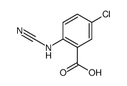 5-Chlor-2-cyanoaminobenzoesaeure结构式