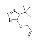1-tert-butyl-5-prop-2-enoxytetrazole结构式