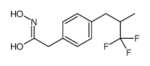 N-hydroxy-2-[4-(3,3,3-trifluoro-2-methylpropyl)phenyl]acetamide结构式
