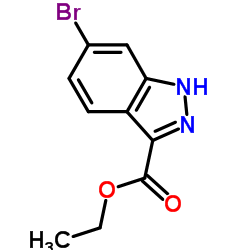 Ethyl 6-bromo-1H-indazole-3-carboxylate Structure