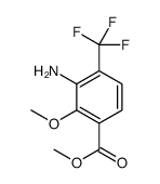 Methyl 3-amino-2-methoxy-4-(trifluoromethyl)benzoate Structure