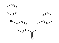 1-(4-anilinophenyl)-3-phenylprop-2-en-1-one结构式