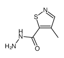 5-Isothiazolecarboxylic acid,4-methyl-,hydrazide Structure