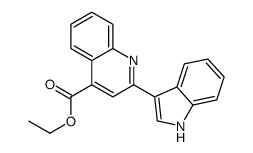ethyl 2-(1H-indol-3-yl)quinoline-4-carboxylate Structure