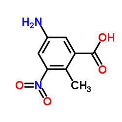 5-Amino-2-methyl-3-nitrobenzoic acid Structure