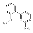 4-(2-Methoxyphenyl)pyrimidin-2-amine结构式