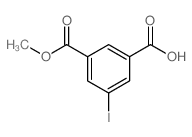 3-IODO-5-(METHOXYCARBONYL)BENZOIC ACID Structure