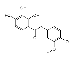 2-(3,4-dimethoxyphenyl)-1-(2,3,4-trihydroxyphenyl)ethanone Structure